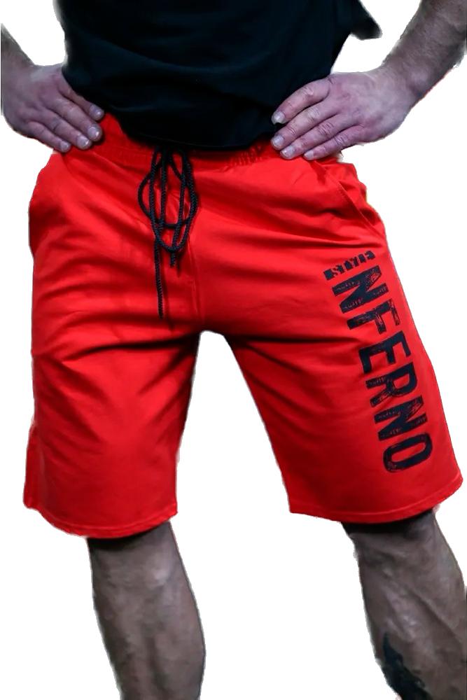 Спортивные шорты мужские INFERNO style Ш-001-001 красные M