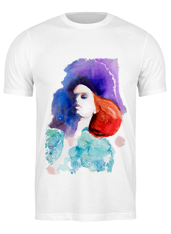 

Футболка мужская Printio Girl in colors белая M, Белый, Girl in colors