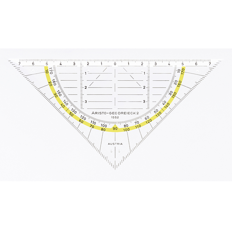 Угольник настенный Aristo Geodreieck, пластик, 80 см Прозрачный