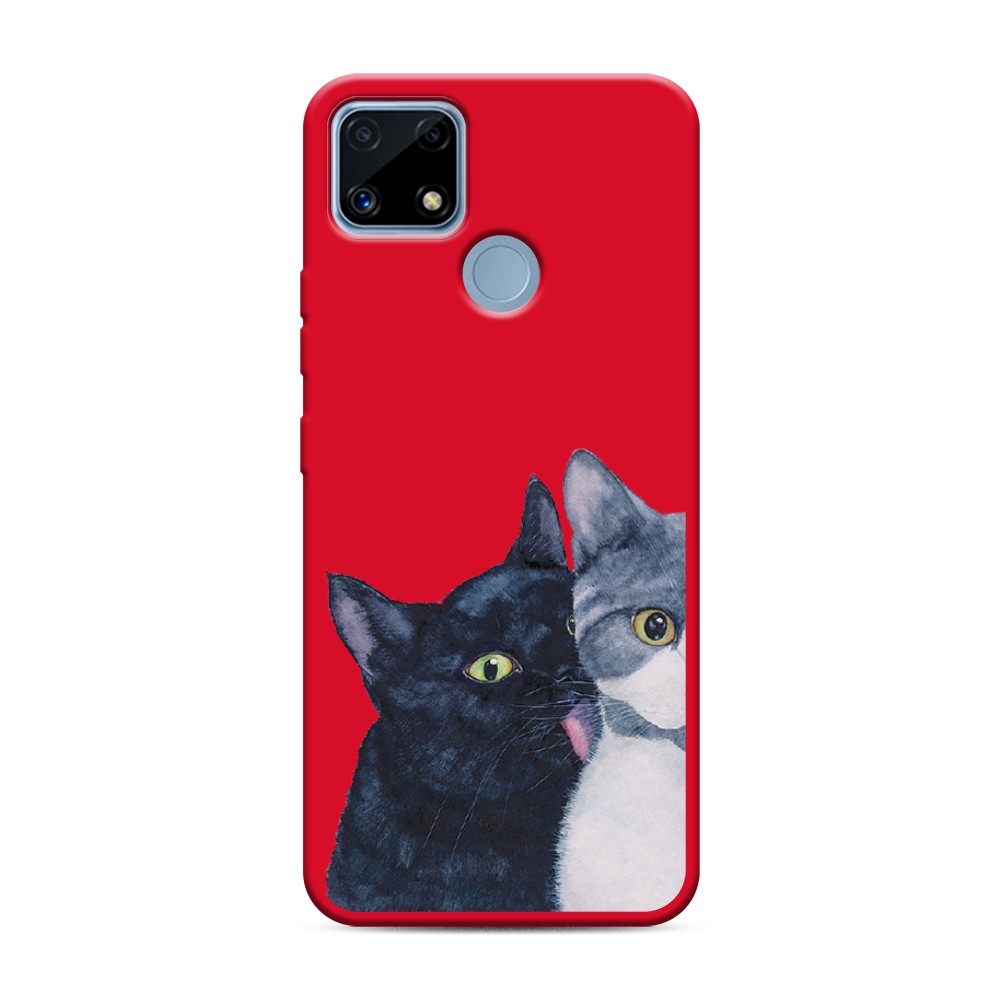 

Чехол Awog на Realme C25/C25s "Кошачья любовь", Разноцветный, 256953-1