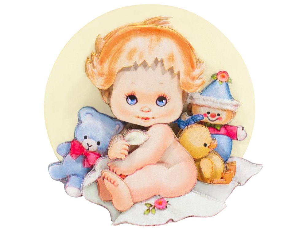 

Папертоль «Малыш с игрушками» P0112