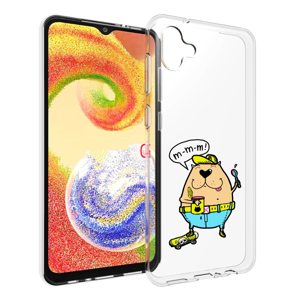 

Чехол MyPads Бобр для Samsung Galaxy A04, Прозрачный, Tocco