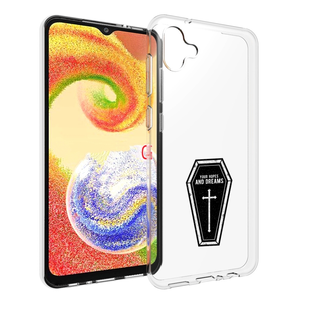 

Чехол MyPads гроб с мечтами для Samsung Galaxy A04, Прозрачный, Tocco