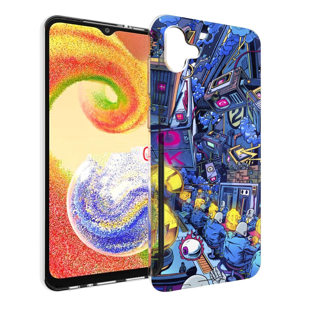 

Чехол MyPads футуристичная картинка для Samsung Galaxy A04, Прозрачный, Tocco