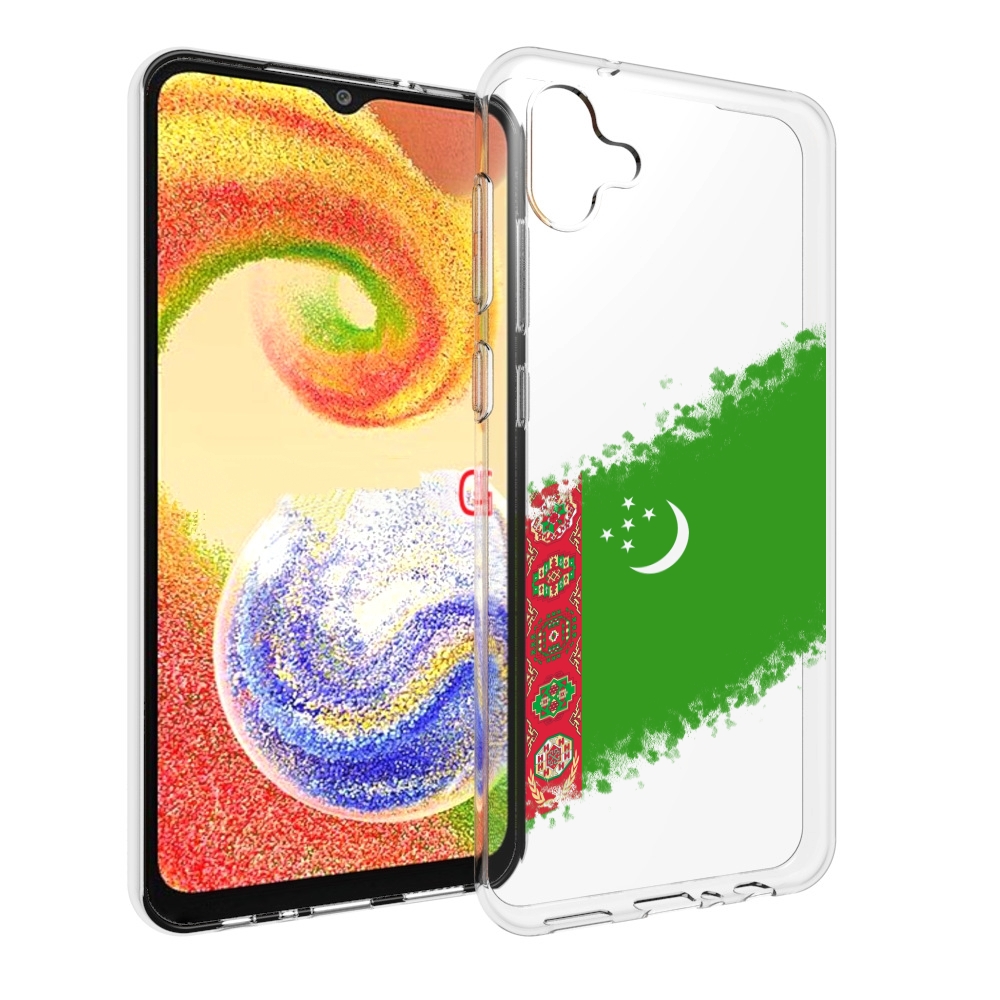 

Чехол MyPads флаг герб Туркменистан-1 для Samsung Galaxy A04, Прозрачный, Tocco