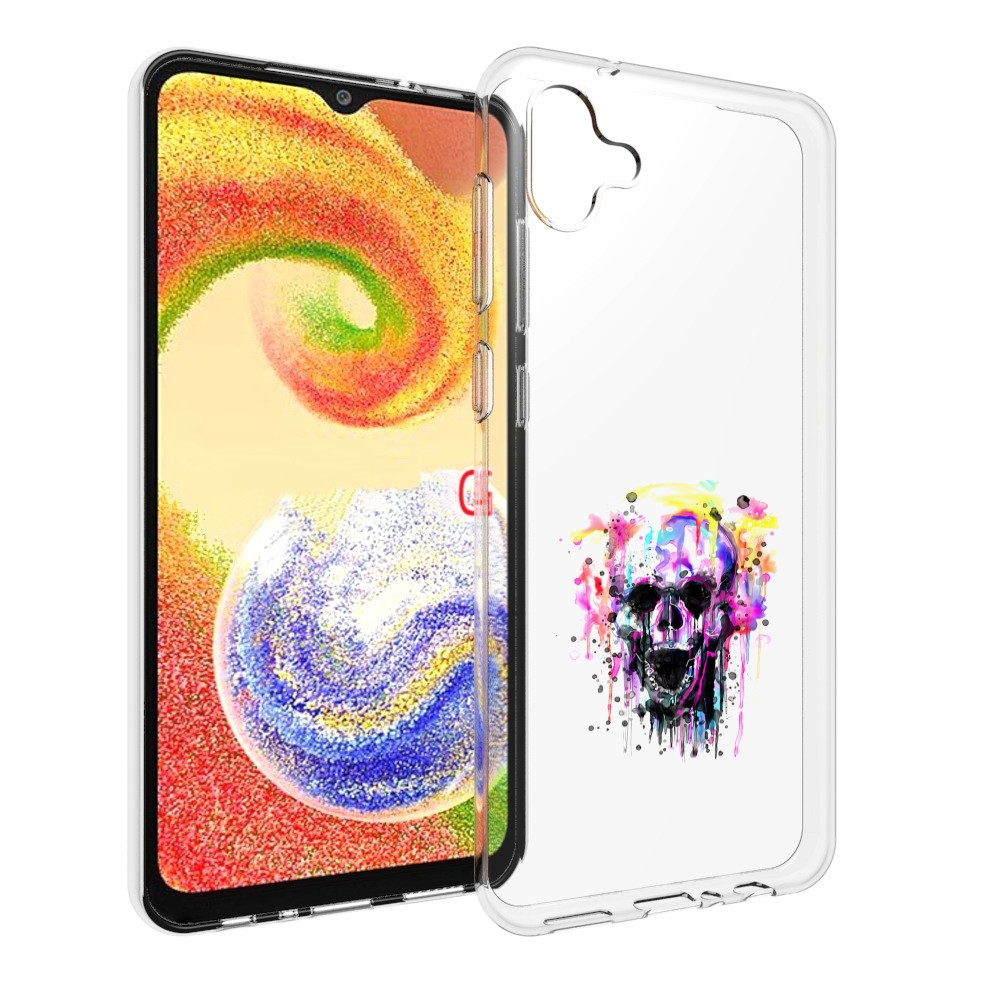 

Чехол MyPads граффити череп для Samsung Galaxy A04, Прозрачный, Tocco