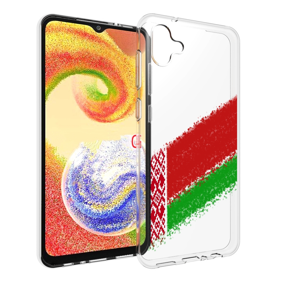 

Чехол MyPads флаг Белорусии мужской для Samsung Galaxy A04, Прозрачный, Tocco