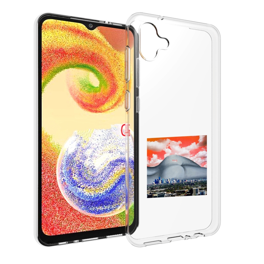 

Чехол MyPads город с девушкой на фоне для Samsung Galaxy A04, Прозрачный, Tocco