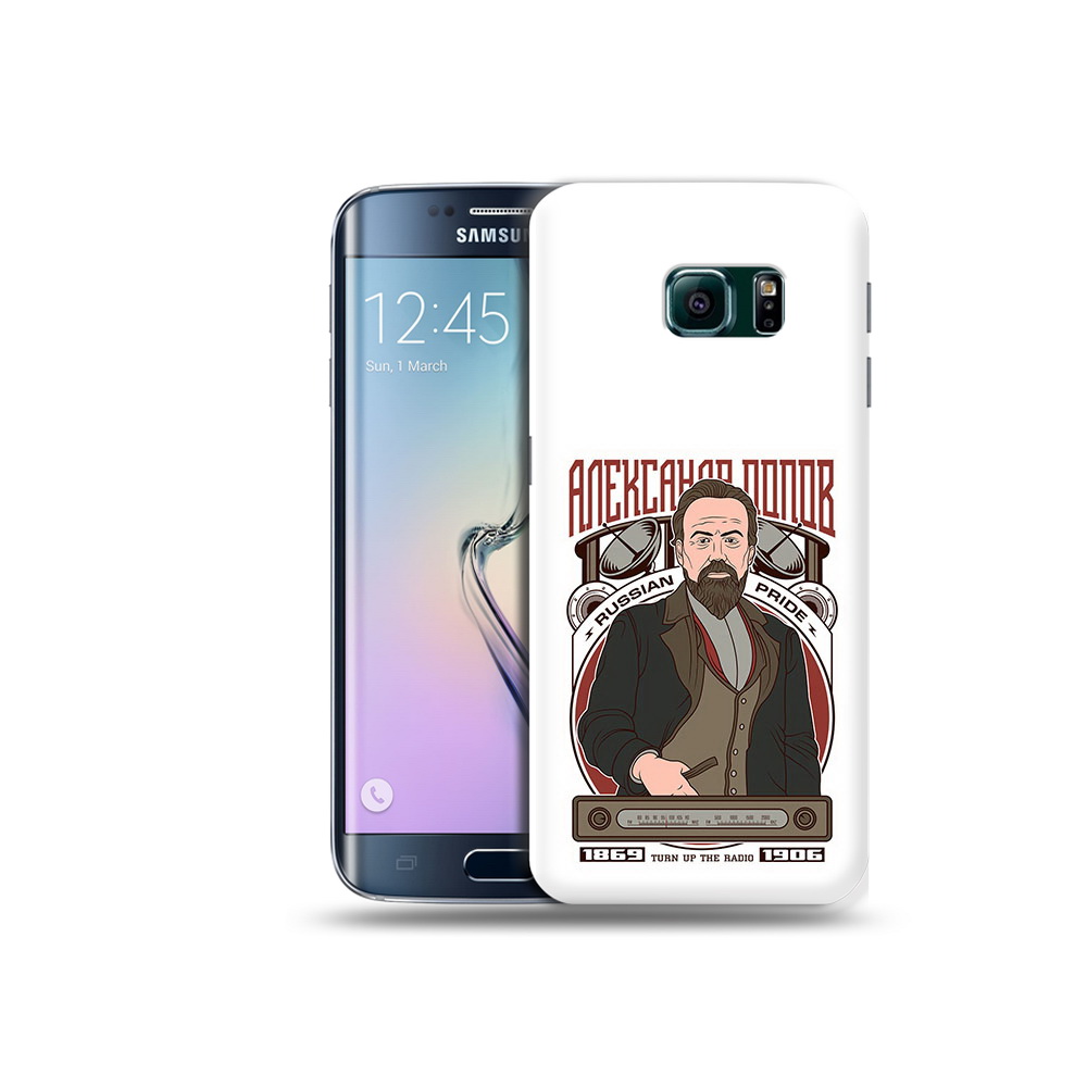 

Чехол MyPads Tocco для Samsung Galaxy S6 Edge Александр Попов, Прозрачный, Tocco
