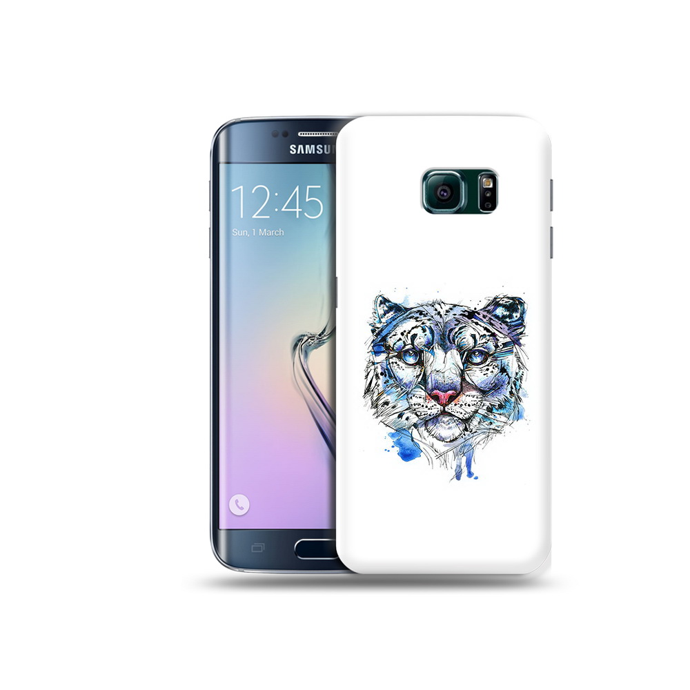 

Чехол MyPads Tocco для Samsung Galaxy S6 Edge водяной тигр, Прозрачный, Tocco