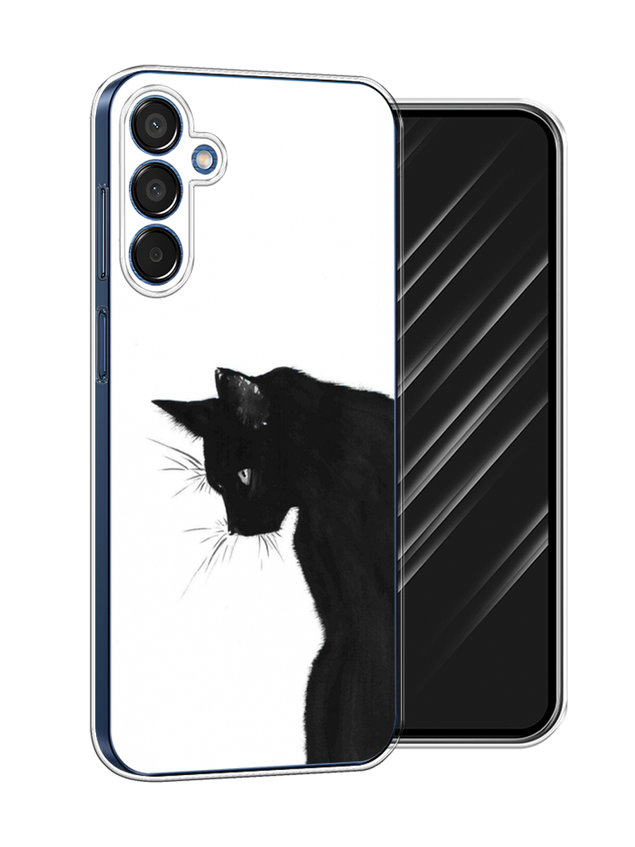 

Чехол Awog на Samsung Galaxy M15 5G "Black cat", Черный;белый, 2109550-1