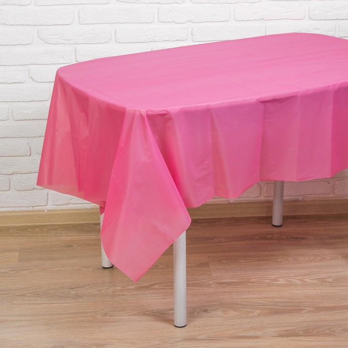 фото Страна карнавалия скатерть «праздничный стол», 137х183 см, цвет розовый