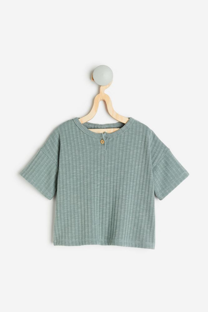 

Футболка детская H&M 1147319, Матовый зеленый, 80, 1147319
