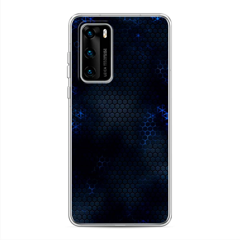 

Чехол Awog "Фон соты синие" для Huawei P40, 610850-3