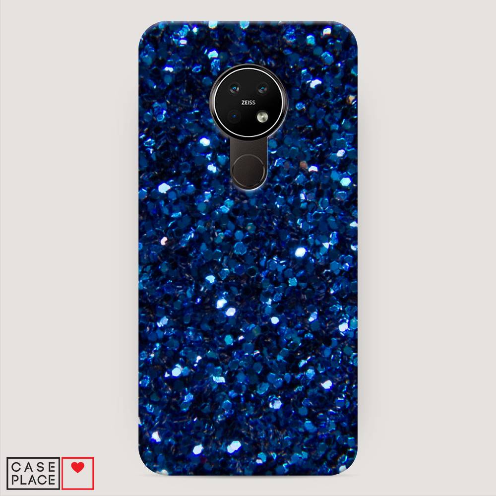 

Чехол Awog "Синие блестки рисунок" для Nokia 7.2
