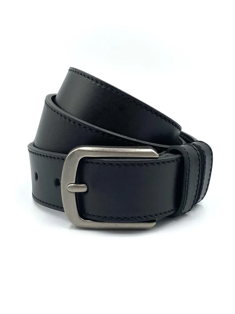 Ремень мужской A.Valentino Derek черный/серебристый 115 см