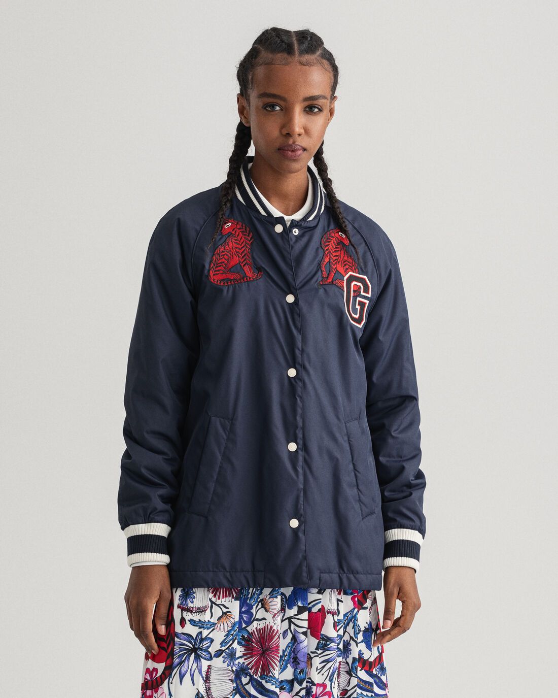

Ветровка женская GANT 4700202 синяя 2XL, Синий, 4700202