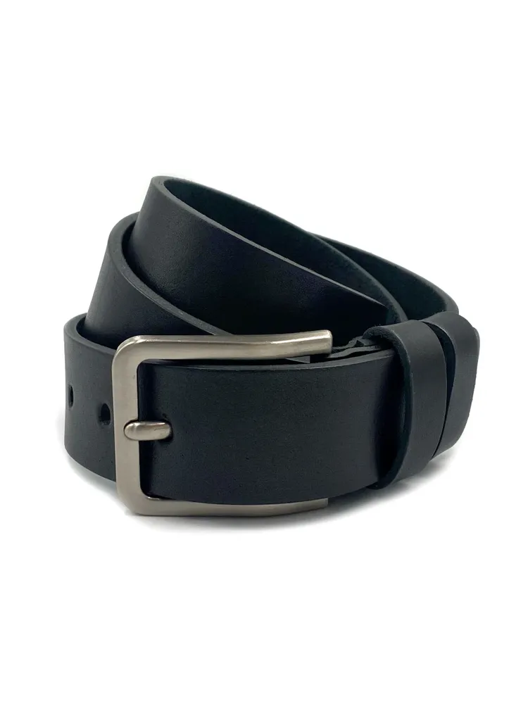 Ремень мужской A.Valentino Henry черный/серебристый 115 см