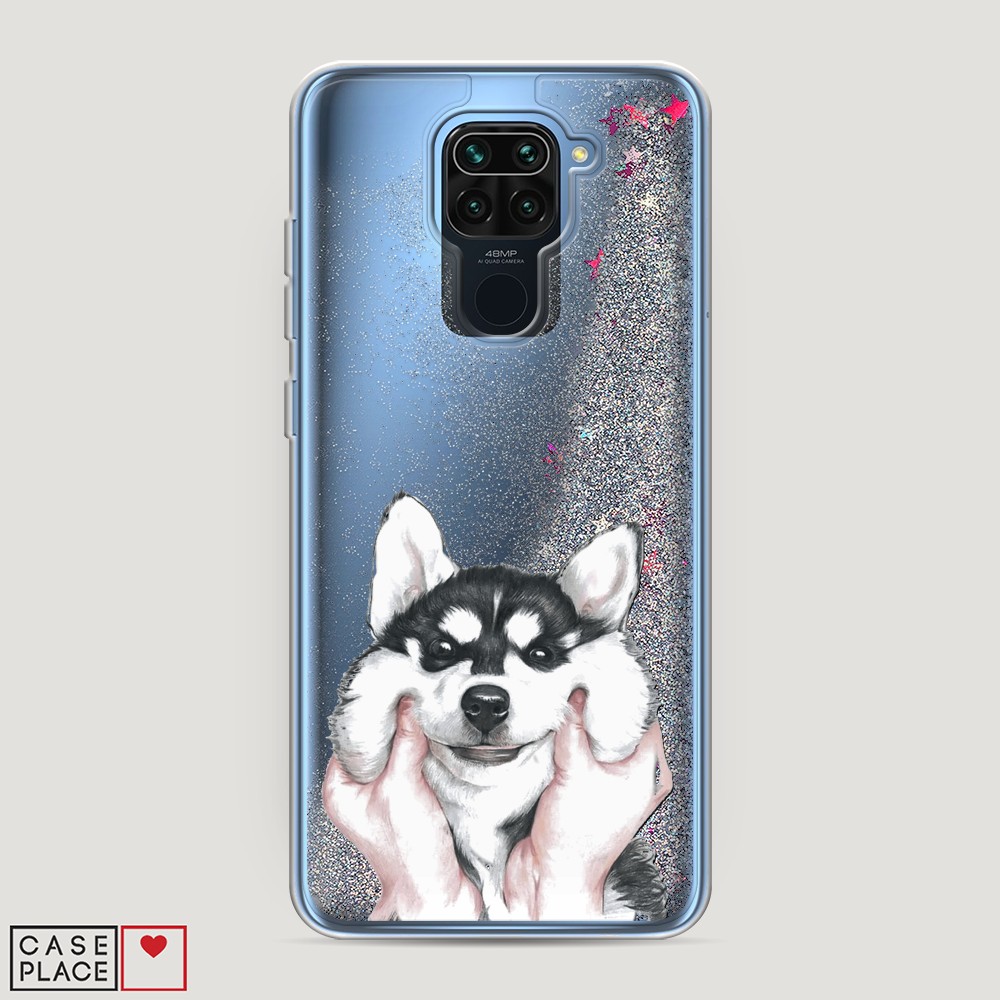 

Чехол Awog на Xiaomi Redmi 10X/Redmi Note 9 "Щечки хаски", 38191-1
