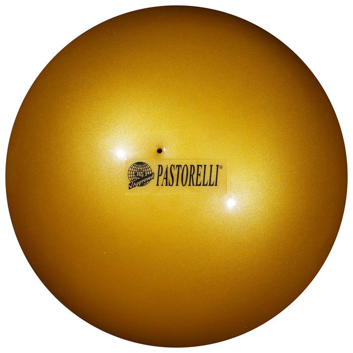 

Мяч гимнастический Pastorelli New Generation FIG, d- 18 см, цвет золотой, Золотистый