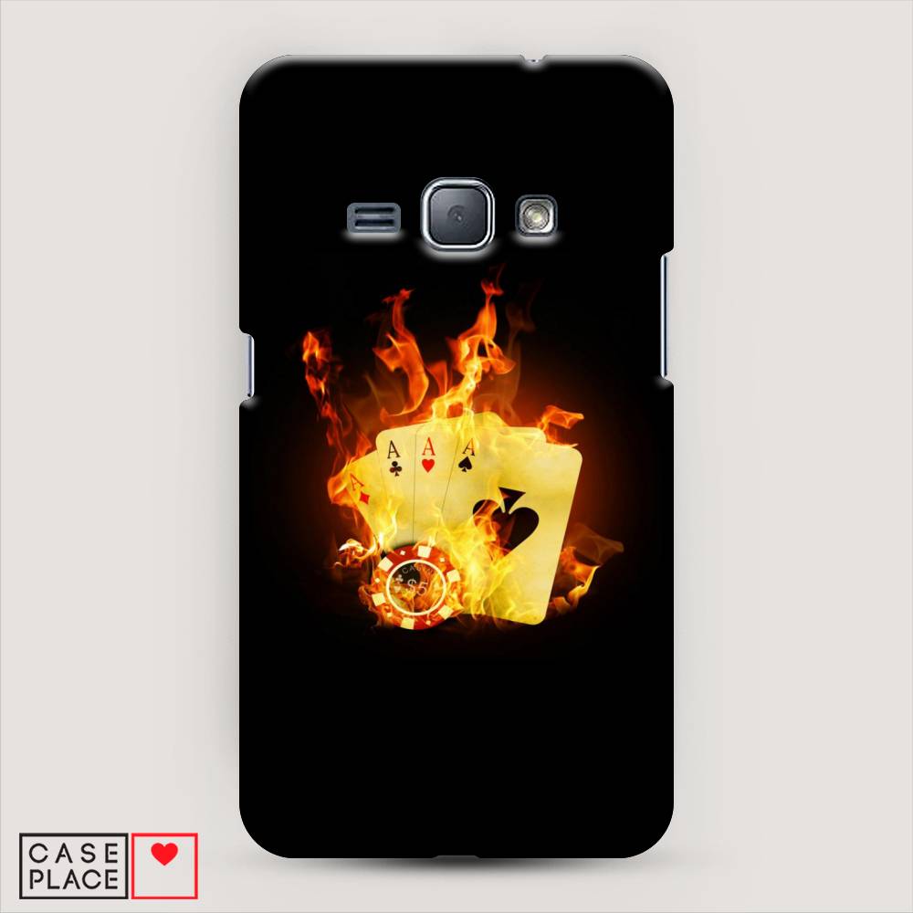 

Чехол Awog "Горящие карты" для Samsung Galaxy J1 2016