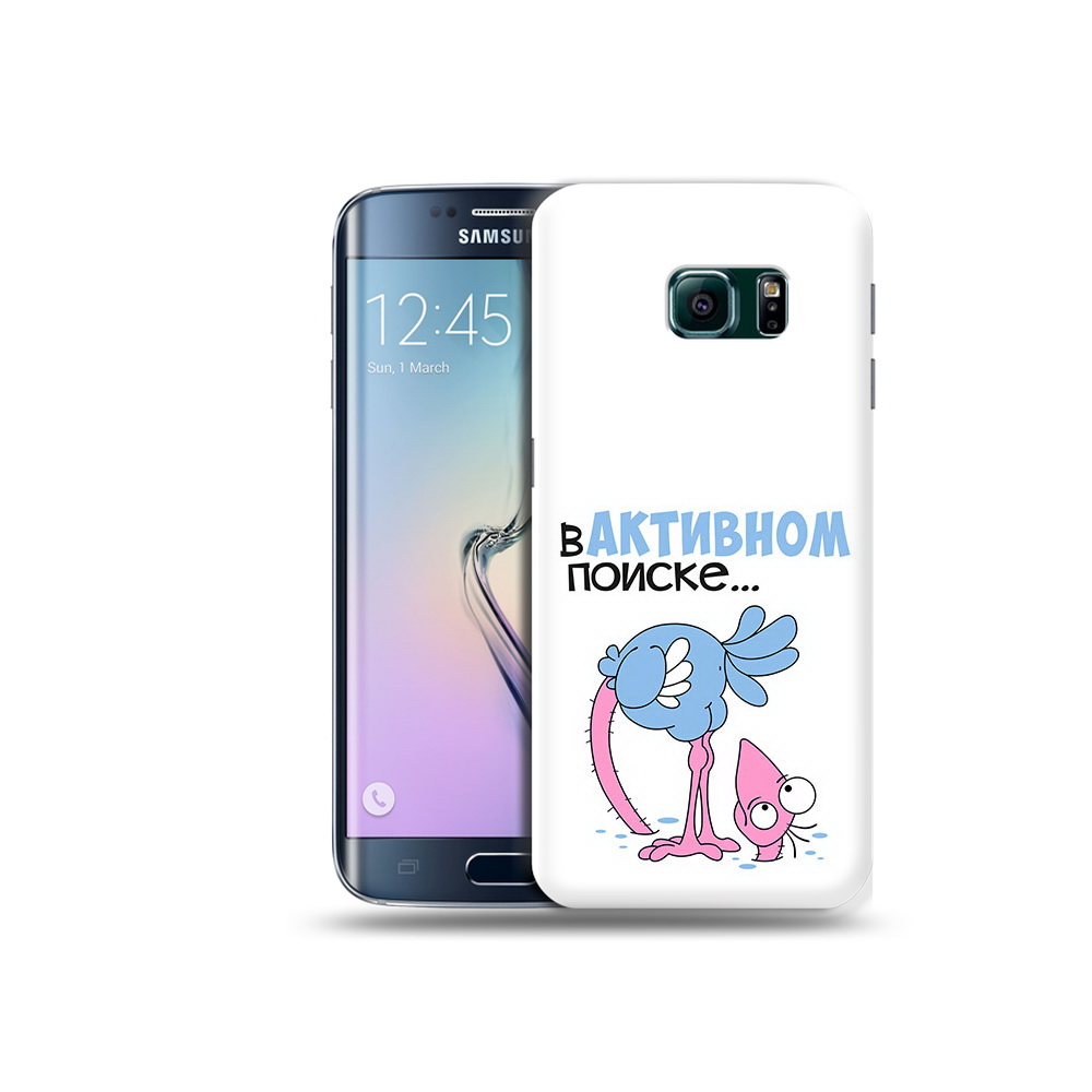 

Чехол MyPads Tocco для Samsung Galaxy S6 Edge в активном поиске, Прозрачный, Tocco