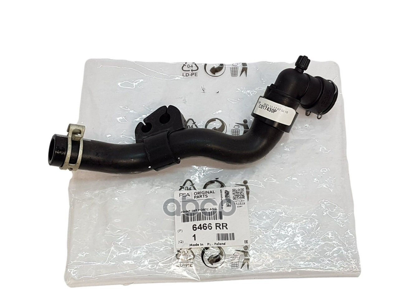 

Патрубок Отопителя Citroen C5 2.0 Rfj 2005 -> Peugeot-Citroen 6466RR