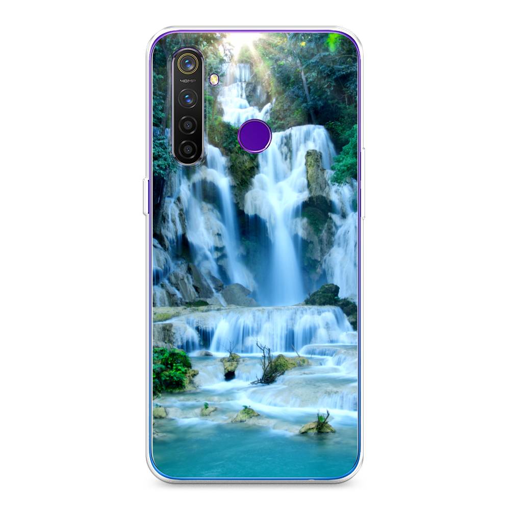 

Чехол Awog на Realme 5 Pro "Водопад 8", Разноцветный, 251650-4
