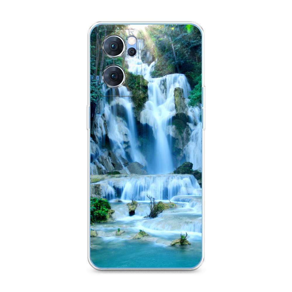 

Чехол Awog на Oppo Reno 7 5G "Водопад 8", Разноцветный, 258150-4