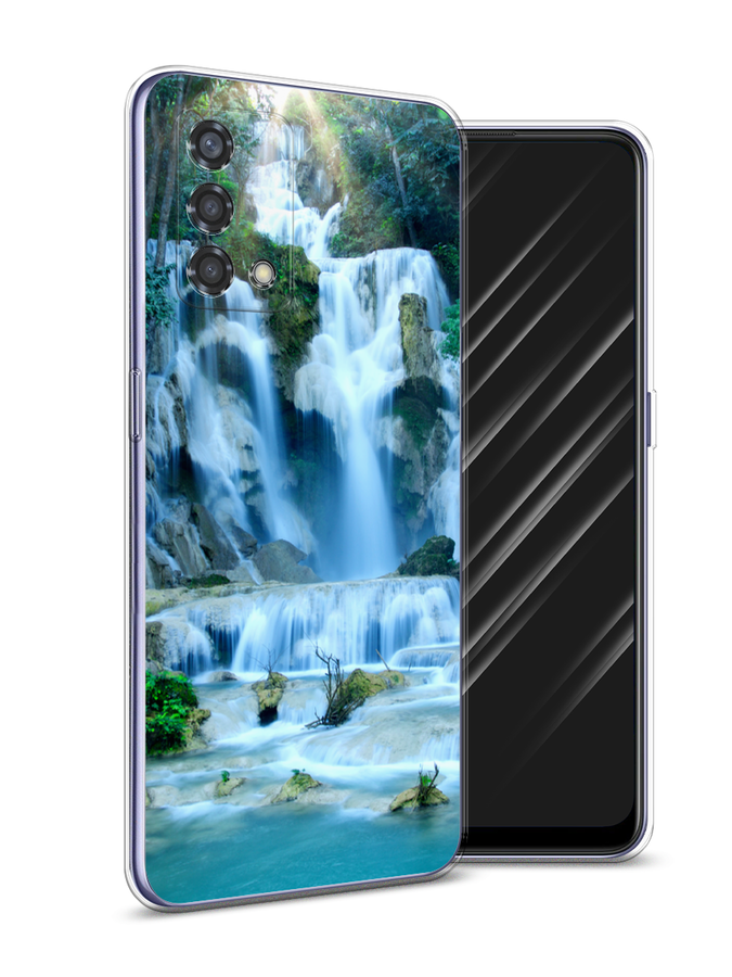 

Чехол Awog на Oppo Reno 6 Lite "Водопад 8", Разноцветный, 259550-4