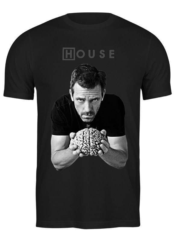 

Футболка мужская Printio House, m.d. черная L, Черный, House, m.d.