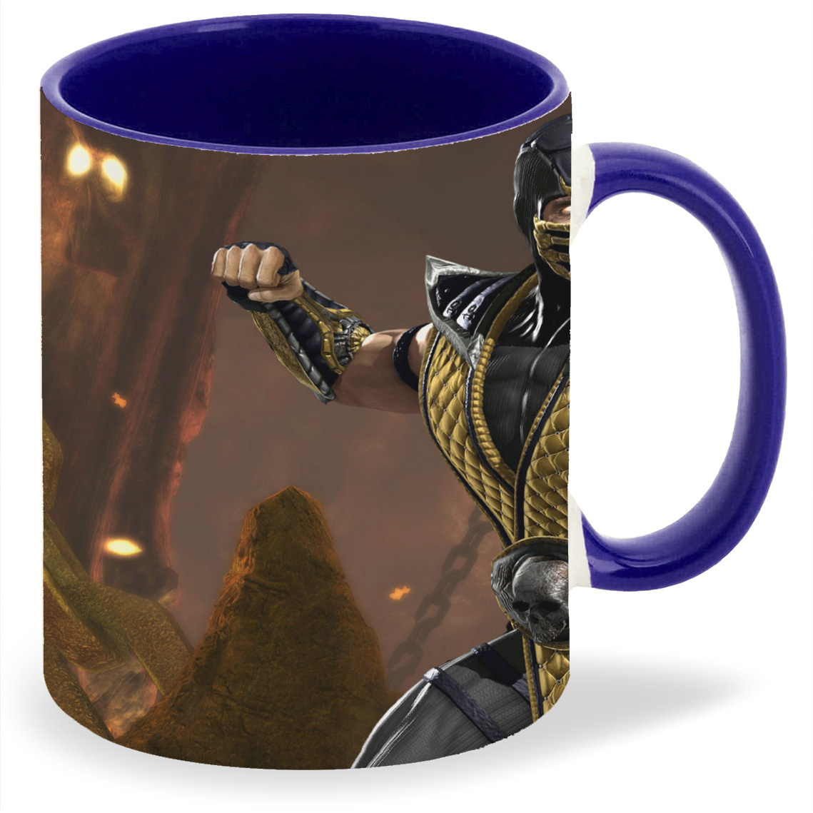 

Кружка CoolPodarok mortal kombat Скорпион, mortal kombat Скорпион