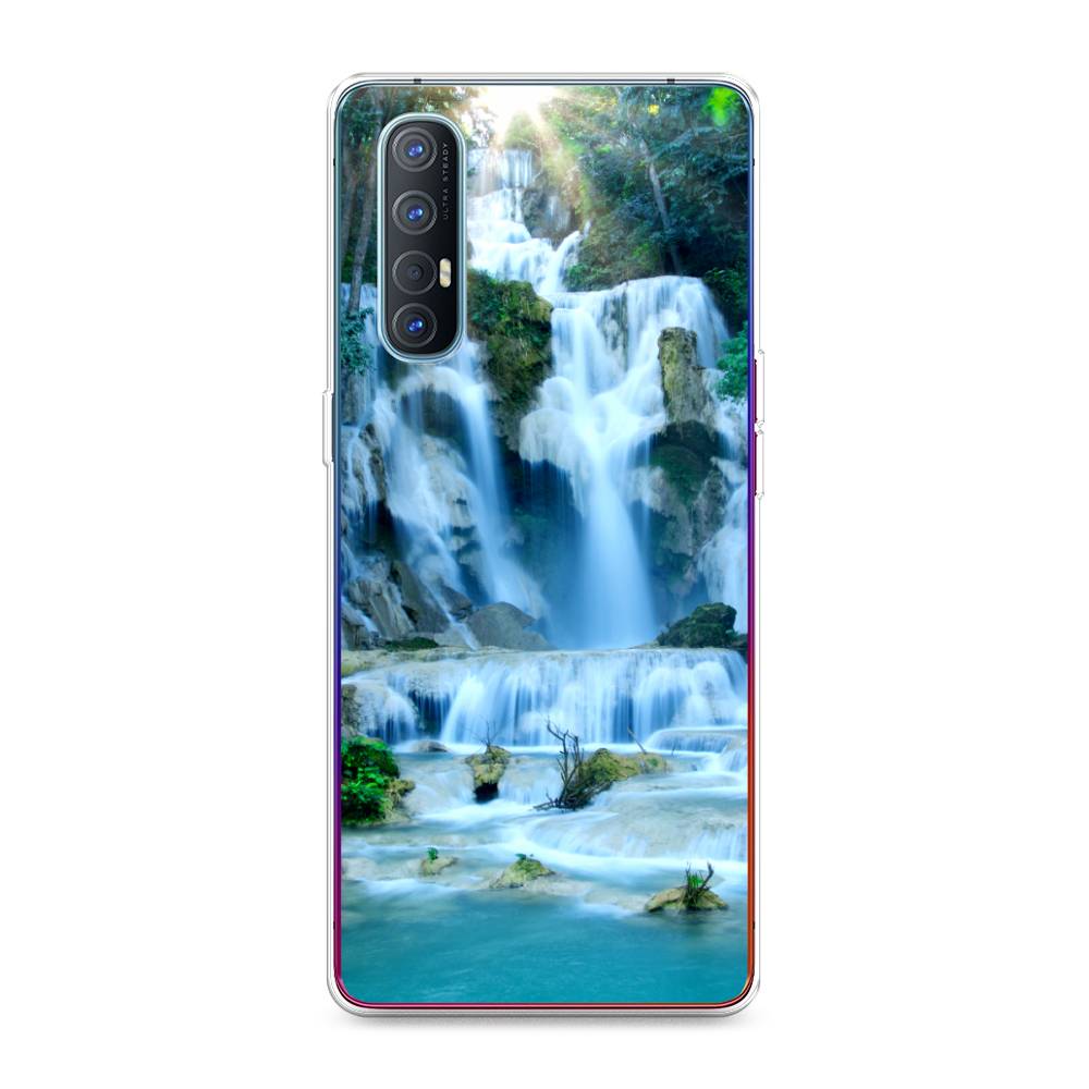 

Чехол Awog на Oppo Reno 3 Pro "Водопад 8", Разноцветный, 252550-4
