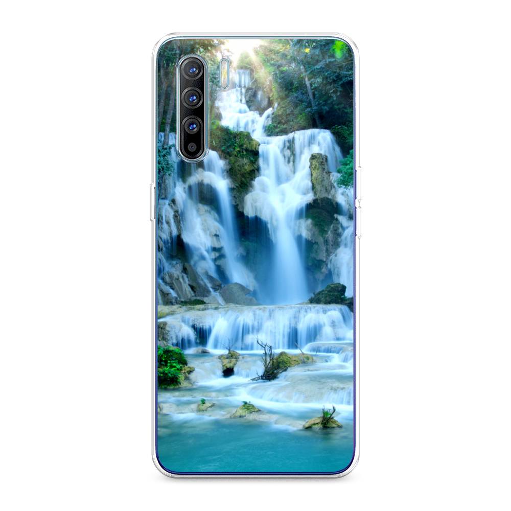 

Чехол Awog на Oppo A91/Reno 3 "Водопад 8", Разноцветный, 252450-4