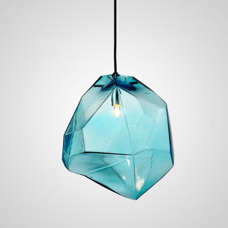

Подвесной Светильник Color Ice Cube Pendant Jevio 1 Голубой, Jevio01