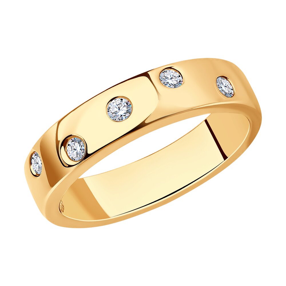 

Кольцо из серебра р. 16,5 Diamant 93-110-01515-1, фианит, 93-110-01515-1