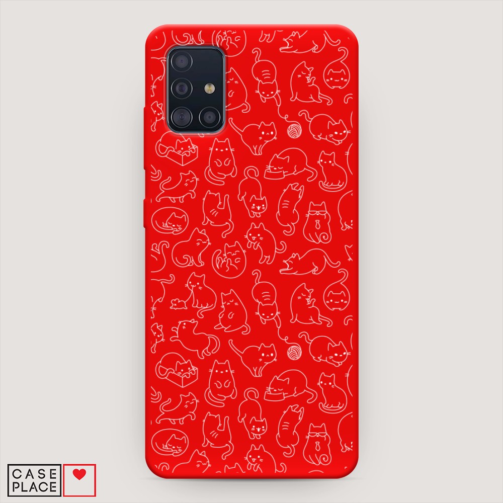 

Чехол Awog на Samsung Galaxy A51 "Шкодливые котики", Разноцветный, 28953-1