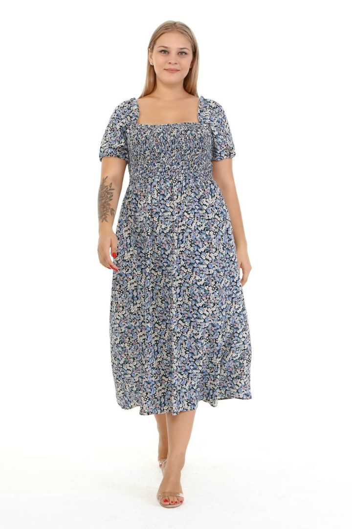 

Платье женское My Line Moda 1514 разноцветное 48 RU (товары доставляются из-за рубежа), Разноцветный, 1514