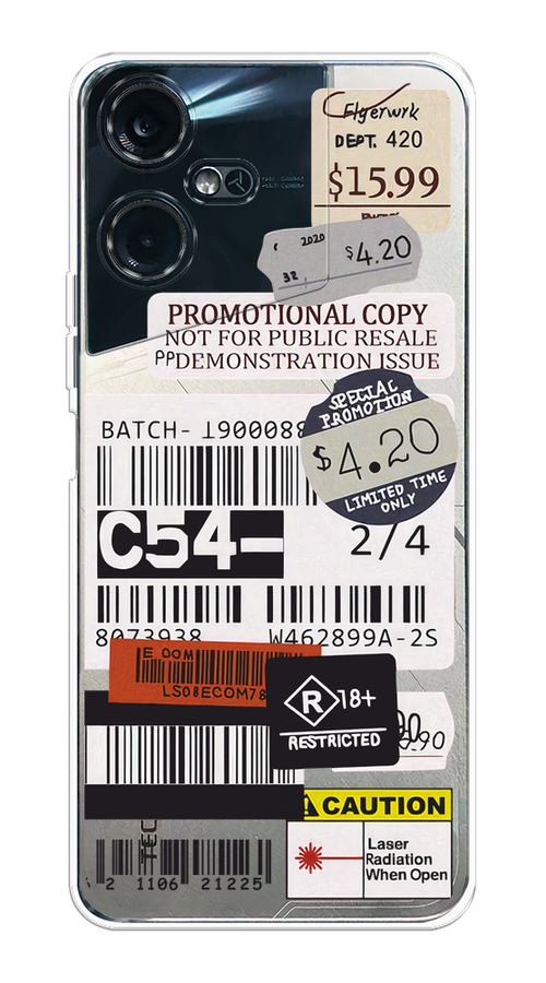 

Чехол на Tecno Pova Neo 3 "Flight to Paris", Серый;бежевый, 304450-1