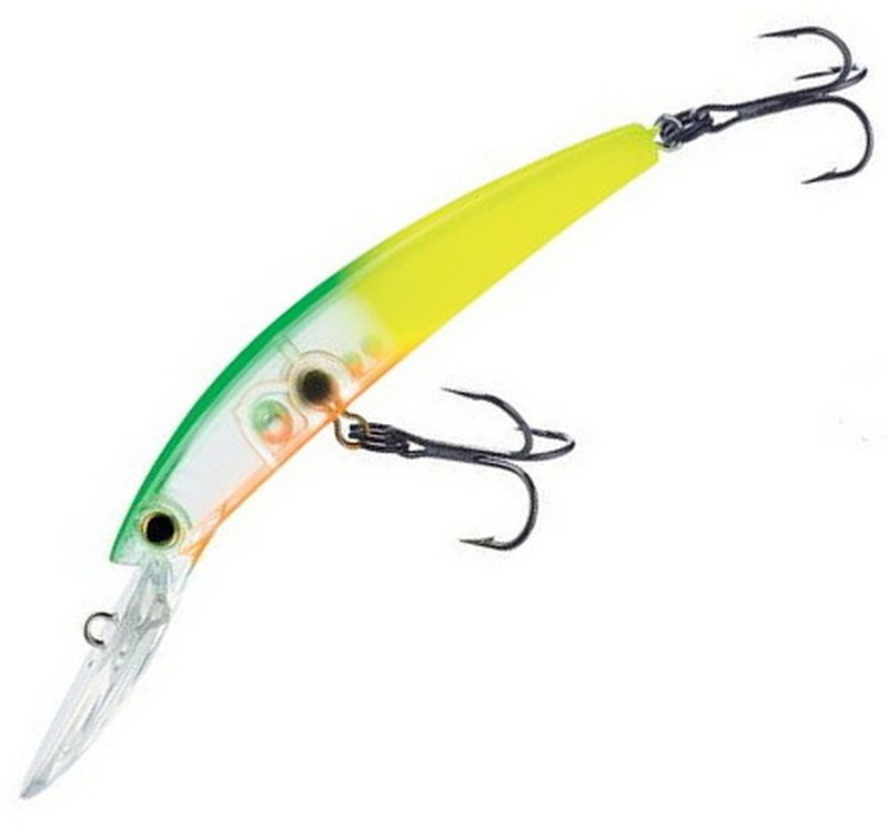 

Воблер R1301 BTCL Yo Zuri CRYSTAL MINNOW DEEP DIVER WALLEYE 130F, Желтый;зеленый;прозрачный, Crystal Minnow Deep Diver Walleye