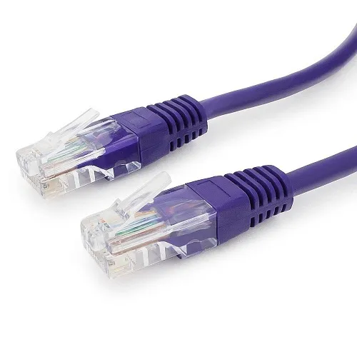 

Кабель Cablexpert RJ45-RJ45, M-M 0,5м Violet (PP12-0.5M/V), Фиолетовый, PP12-0.5M/V