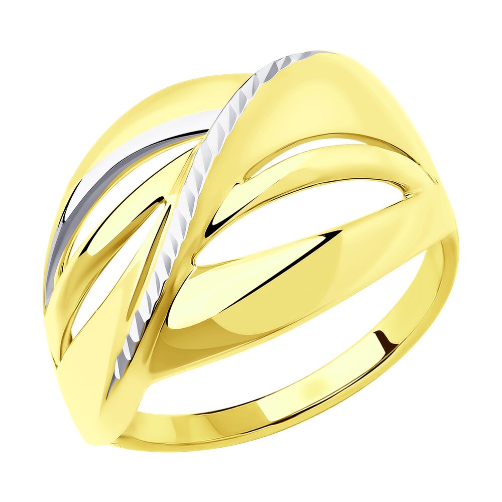 

Кольцо из желтого золота р.  Diamant 53-110-00665-1, 53-110-00665-1