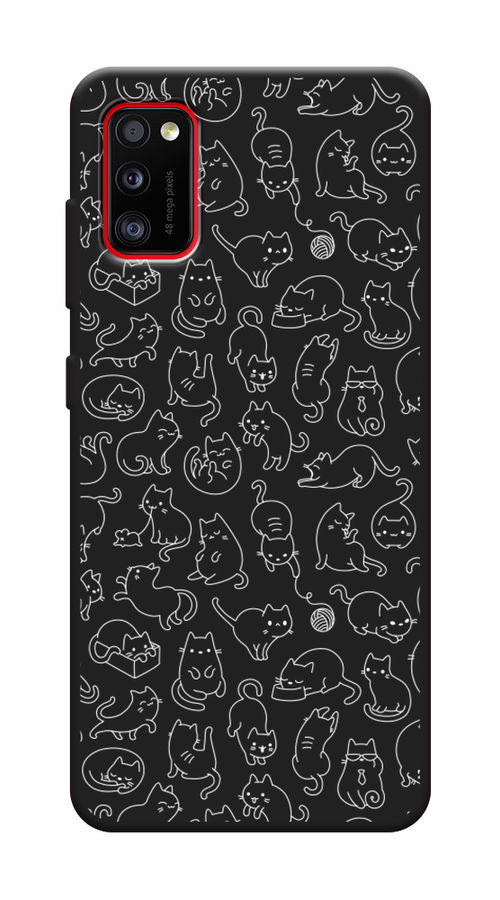 

Чехол Awog на Samsung Galaxy A41 / Самсунг A41 "Шкодливые котики", Разноцветный, 2100452-1