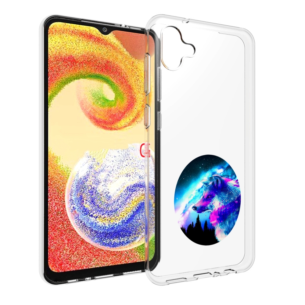 

Чехол MyPads голубой волк для Samsung Galaxy A04, Прозрачный, Tocco