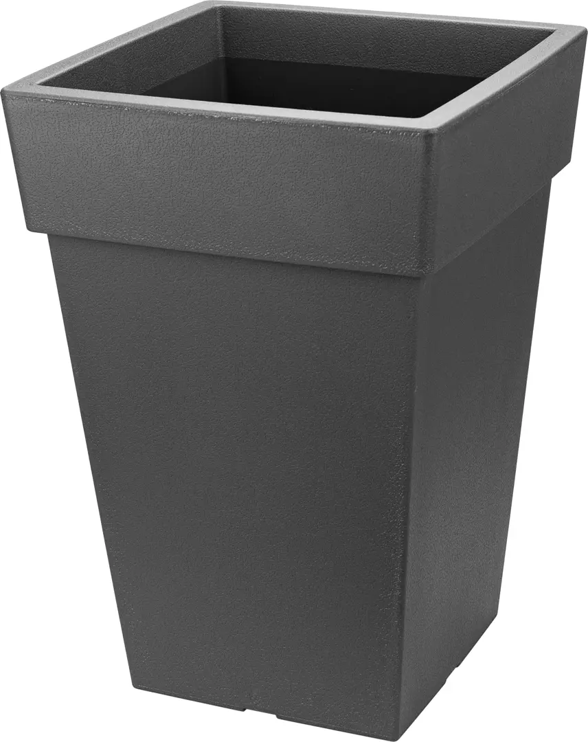 

Цветочное кашпо Idea Тубус пластик SSS-83134699 7,5 л графитовый 1 шт., Черный, Тубус