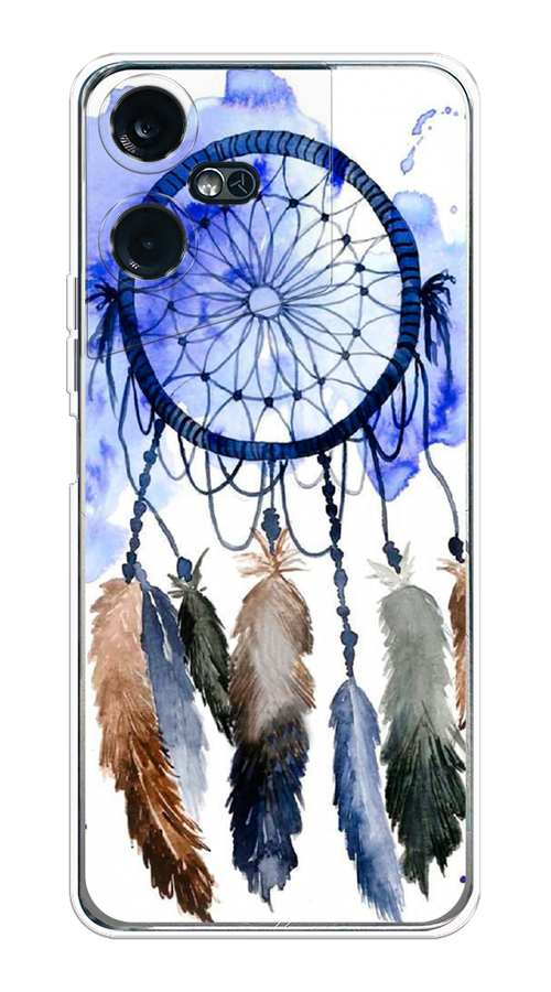 

Чехол на Tecno Pova Neo 3 "Ловец снов 1", Коричневый;синий, 304450-1