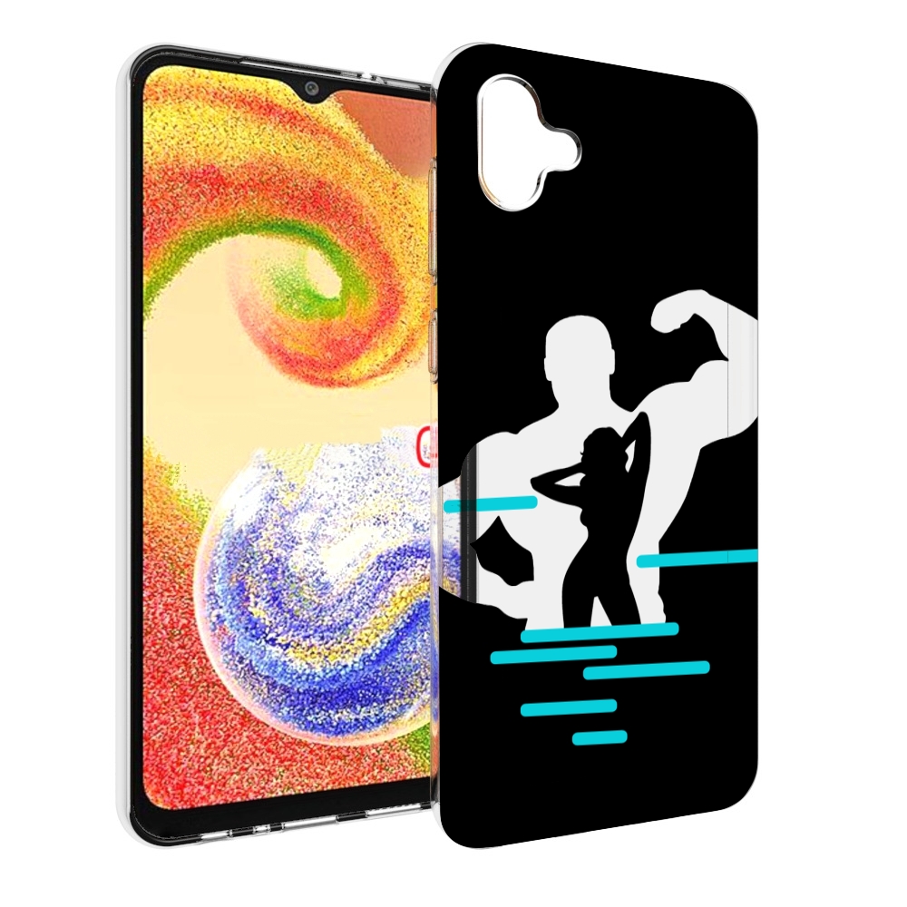 

Чехол MyPads фитнес-тренировка для Samsung Galaxy A04, Прозрачный, Tocco