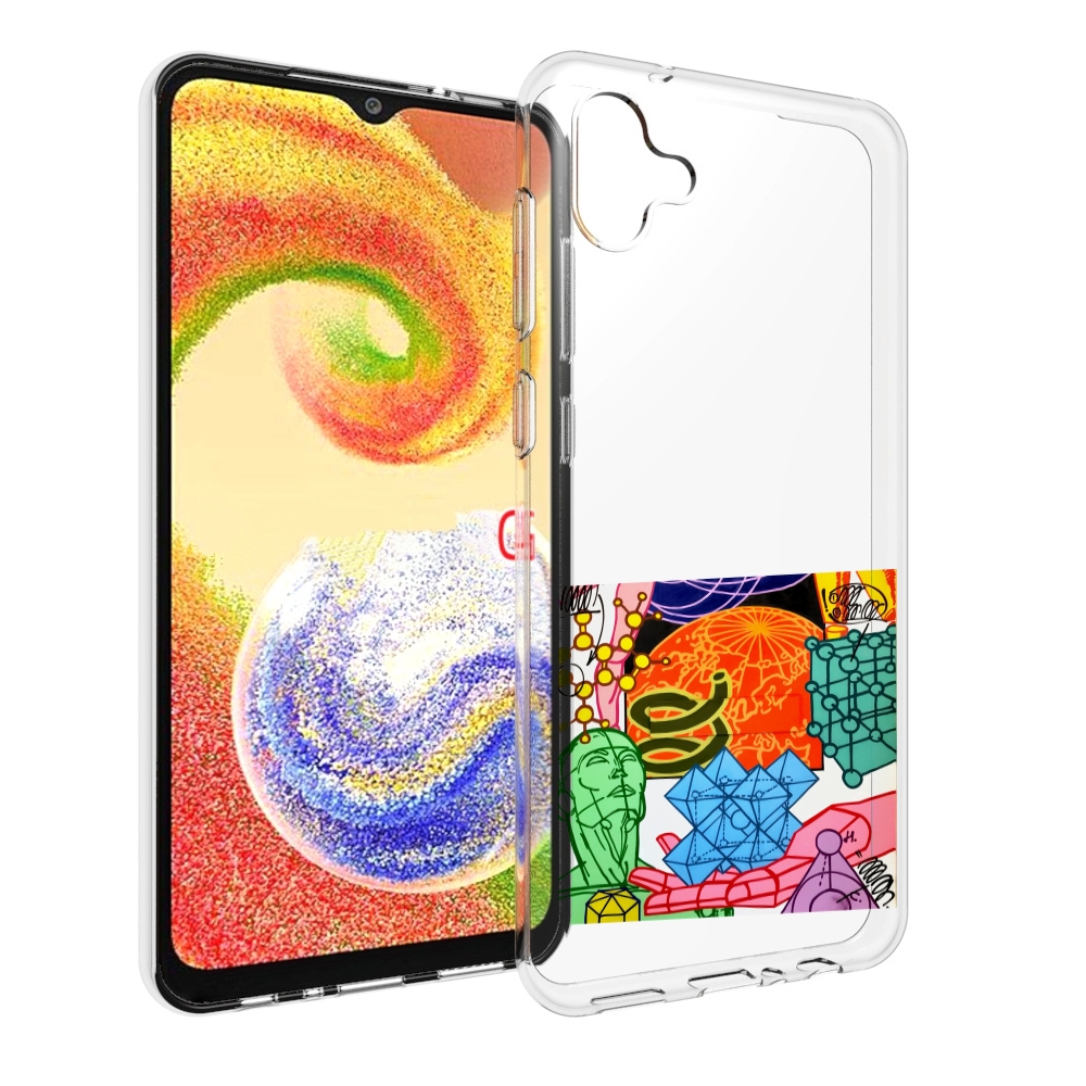 

Чехол MyPads физика-химия для Samsung Galaxy A04, Прозрачный, Tocco