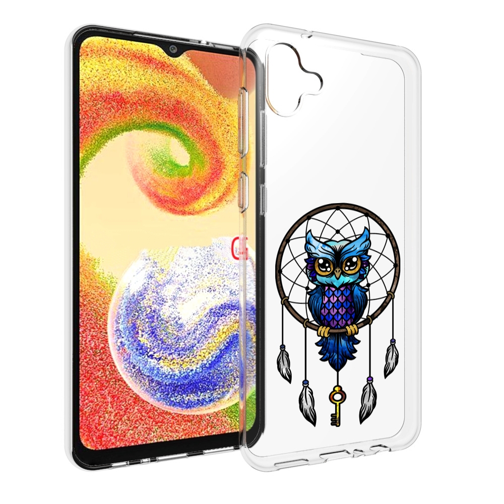 

Чехол MyPads умная-фиолетовая-сова для Samsung Galaxy A04, Прозрачный, Tocco