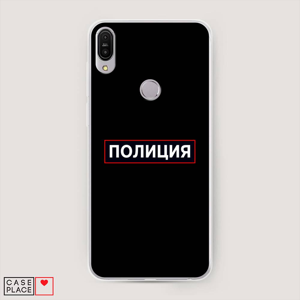 фото Чехол awog "police logo" для asus zenfone max pro zb602kl